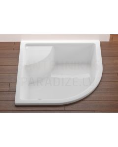 Ravak semi-circular acrylic shower tray with a seat Sabina 900 x 900