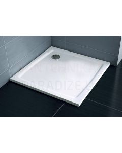 Ravak dušas paliktnis kvadrātveida no lietā marmora Perseus Pro Flat 900 x 900