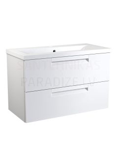 RB MILANO  80 sink cabinet with sink (matt white) 500x790x380 mm