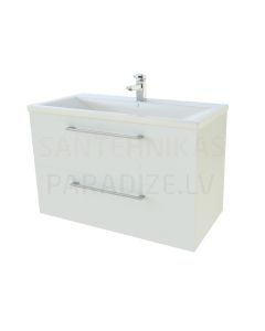 RB SCANDIC  80 sink cabinet with sink (glossy white) 500x790x380 mm