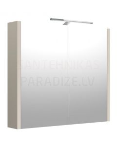 RB JOY  80 spoguļskapītis ar LED (Taupe) 650x800x120 mm