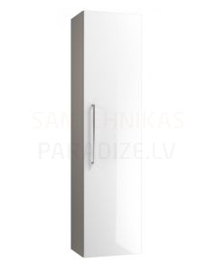 RB JOY боковой-высокий шкафчик (Taupe/блестящий белый) 1375x350x250 мм