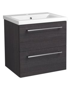 RB SCANDIC  50 sink cabinet with sink (black oak) 500x510x390 mm