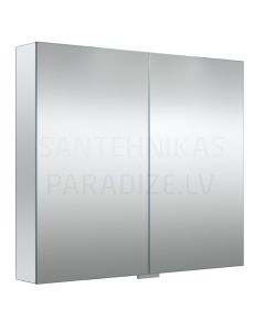 RB GRAND  80 veidrodinė spintelė (matinė pilka) 700x800x130 mm