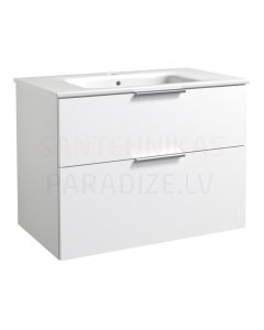 RB GRAND  80 kriauklės spintelė su kriaukle (matinė balta) 600x800x460 mm