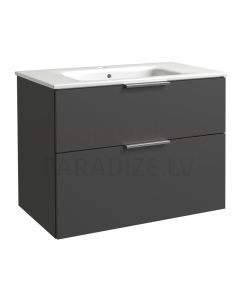 RB GRAND  80 izlietnes skapītis ar izlietni (grafīts) 600x800x460 mm