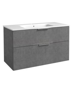 RB GRAND 100 sink cabinet with sink (Concrete) 600x1000x460 mm