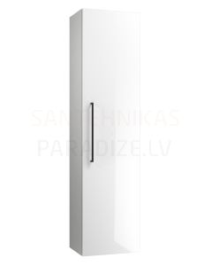 RB JOY боковой-высокий шкафчик (блестящий белый) 1375x350x250 мм