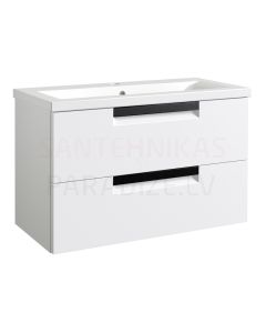 RB MILANO  80 sink cabinet with sink (matte white) 500x790x380 mm