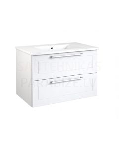 RB SERENA RETRO 80 sink cabinet with sink (glossy white) 500x800x445 mm