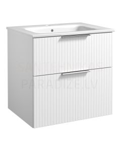 RB G-LINE  60 sink cabinet with sink (matte white) 600x600x460 mm