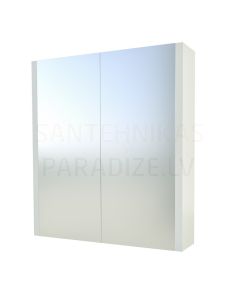 RB spoguļskapītis  80 (spīdīgi balts) 650x800x120 mm