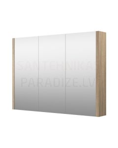 RB spoguļskapītis 100 (pelēks ozols) 650x1000x120 mm