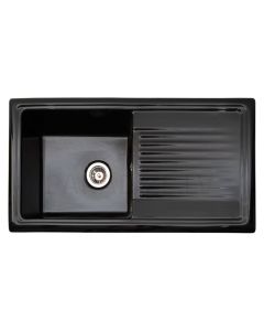 Reginox керамическая кухонная раковина RL 404 CW Black 101.5x52.5cm