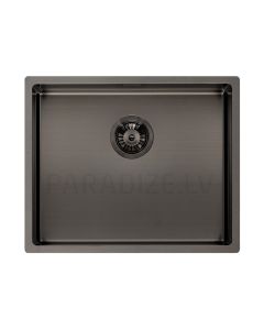 Reginox stainless steel kitchen sink Miami 50x40 Gun Metal 54x44cm