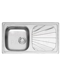 Reginox stainless steel kitchen sink Beta 10 (R) 78x43cm +M1720L /M1728 /stacked/