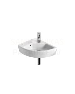 Washbasin Hall, 350x430 mm, corner, right side, white