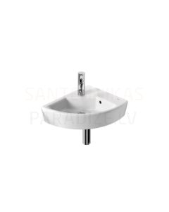 Washbasin Hall, 350x430 mm, corner, left side, white