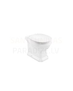 Toilet Carmen Rimless, 370x560 mm, wall-mounted, universal outlet, white