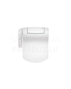Seat with lid Multiclean Square, with bidet function, white