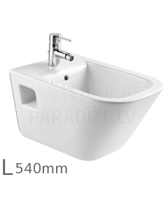 Bidet The Gap, pritvirtinta prie sienos, 350x540 mm, balta