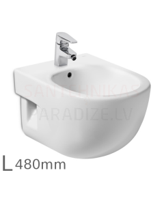 Bidet Meridian Compact, wall-mounted, 360x480 mm, white