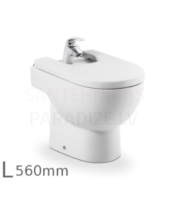 Bidet Meridian, floor, 360x560 mm, white