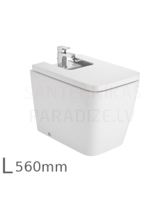 Bidet Inspira Square, 370x560 mm, white