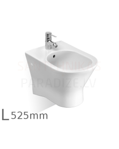 Bidet Nexo, wall-mounted, 360x525 mm, white