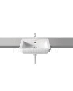 Sink Dama, 520x440 mm, partly on the surface, white