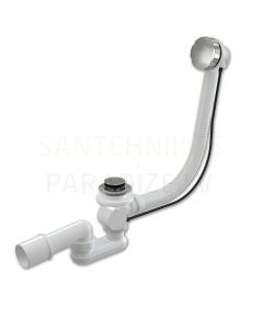 Siphon for bathtub Roltechnik, chrome-long (L-800 mm)