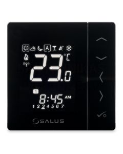 SALUS bezvadu digitālais temperatūras regulators - ar bateriju barojams VS20BRF