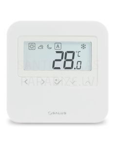 SALUS bezvadu digitālais temperatūras regulators - ar bateriju barojams HTRS-RF
