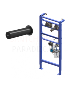 SANELA automatinis nerūdijančio plieno sieninis muilo dozatorius, 1 l muilo indas, įskaitant tvirtinimo rėmą SLR 24, 24 V 