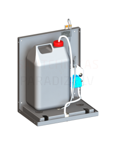 SANELA automatinis skystų ir gelinių dezinfekavimo indikatorius, įmontuojamas ant sienos, 24 V DC