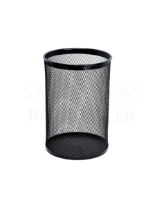 SANELA Round waste bin, black, 13 L