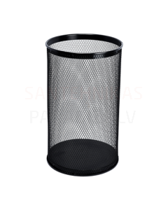 SANELA Round waste bin, black, 32 L