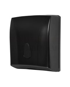 SANELA paper towel holder, black plastic material ABS