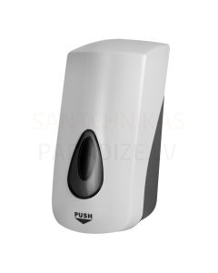 SANELA foam soap dispenser, capacity 1 l, white plastic material ABS