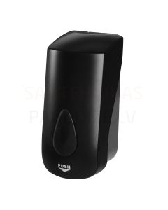 SANELA dispenser for liquid soap and gel disinfection, capacity 1 l, black plastic material ABS