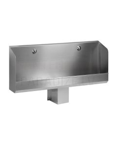 SANELA stainless steel urinal trough with temperature sensor, 1200 mm, 24V