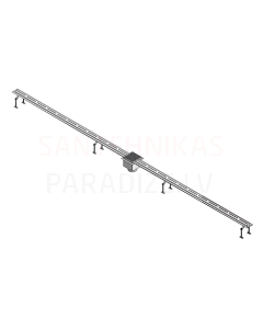 SANELA stainless steel pool drainage channel, length 2 м, AISI 304