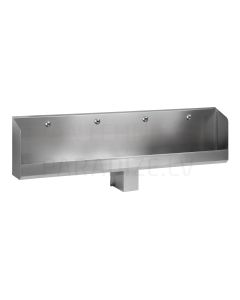 SANELA stainless steel automatic urinal trough with infrared sensor (4 pcs.) 2400 mm, 24V