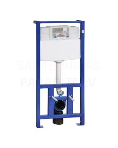 SANELA mounting frame with tank, mounting kit, pipe elbow for outflow