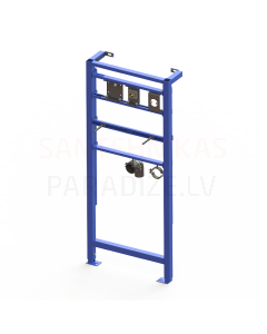 SANELA mounting frame for automatic wall-mounted mixer and automatic soap dispenser