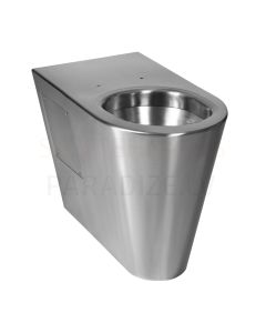 SANELA stainless steel floor toilet for invalids