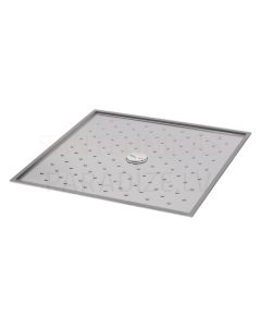 SANELA stainless steel shower tray SLSN 10 1000x1000