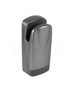 SANELA automatic wall-mounted hand dryer, gray plastic housing