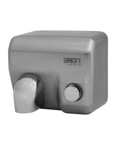 SANELA stainless steel mechanical electric wall-mounted hand dryer, matte coating
