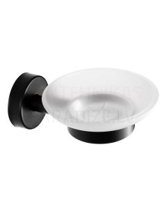 SANELA stainless steel soap dish with glass SLZD 13N